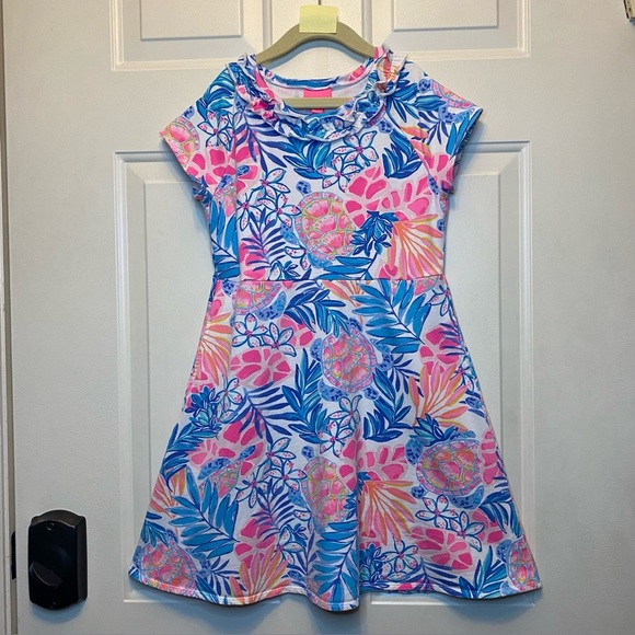Lilly Pulitzer Girls Rainforest Dress, Sz XL (12-14) #2 - Picture 2 of 11